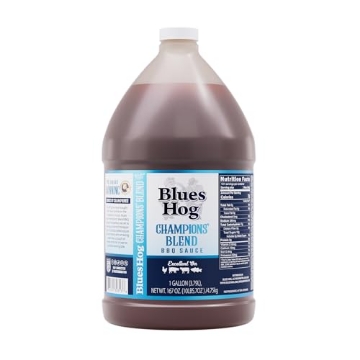 Picture of BLUES HOG LLC CP90633.06 Blues Hog Champions' Blend Barbeque Sauce, Sweet, Smokey & Tangy BBQ Sauce, Gluten-Free, Made in the USA, 64 oz (EA)