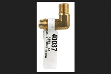 Picture of JMF COMPANY 40037 JMF 1/4 in. Flare x Male 1/8 in. Brass Flare Elbow (PK-2-EA)