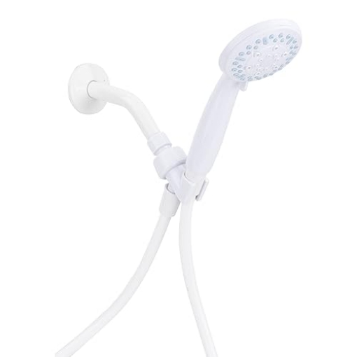 Picture of HOMEWERKS 520 3150WT-WS Simply Clean 520 3150WT-WS 3-Setting Handheld Showerhead, White (EA)