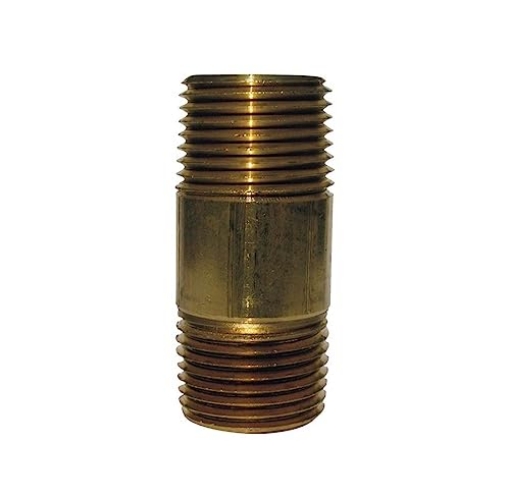 Picture of ACE TRADING - ZW 6JC126300201048 HOMEPLUS+ 3/4 in. MPT X 3/4 in. D MPT Red Brass Nipple 2 in. L (PK-5-EA)