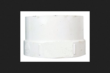 Picture of PLASTIC TRENDS 4P11 Plastic Trends 4 in. Hub x 4 in. Dia. FPT Pipe Adapter (EA)