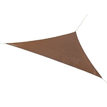 Picture of Cool Components 449308 Coolaroo Shade Sail, Triangle Ready to Hang Shade Sail, 11'10", Mocha (EA)