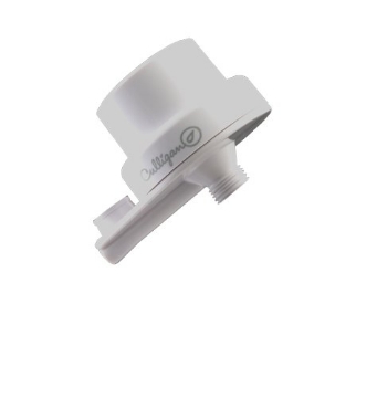 Picture of Zero Technologies ISH-100 Culligan ISH-100 Inline Showerhead Filtration Attachment with Filter, 10,000 Gallon, White (EA)