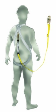 Picture of SAFETY WORKS 10096585 Safety Works 10096501 6-Inch Lanyard Shock Absorbing Single Leg (EA)