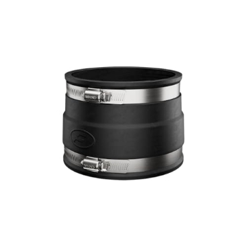 Picture of Fernco P1070-44 Fernco P1070-44 Flexible PVC Corrugated Pipe Coupling for ADS and Hancor Corrugated to Plastic Plumbing Connections (EA)