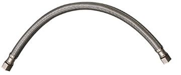 Picture of Plumb Pak PP23809LF Plumb Pak PP23809LF Ez Faucet Supply Tube, 3/8 In, Compression, 12 In L, Stainless Steel, No Size (EA)