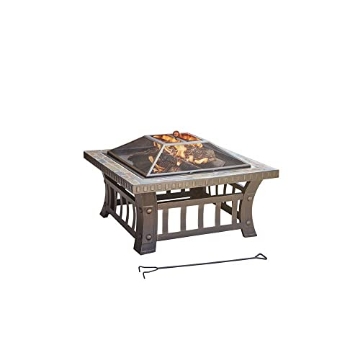 Picture of Living Accents SRFP21627 30"SQUARE SLATE FIRE PIT (EA)