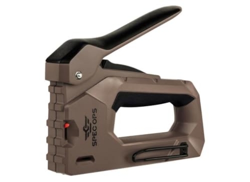 Picture of SPEC OPS SPEC-M50 Spec Ops Tools Heavy Duty Staple Gun, 1/4" - 9/16" Staples, 18-Gauge Brads, Reduced Effort (EA)