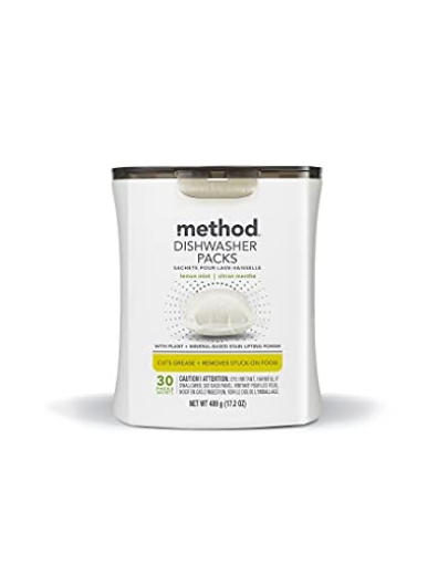 Picture of Method Products, Inc 329101 Method Dishwasher Detergent Packs, Lemon Mint, 30 count (EA)