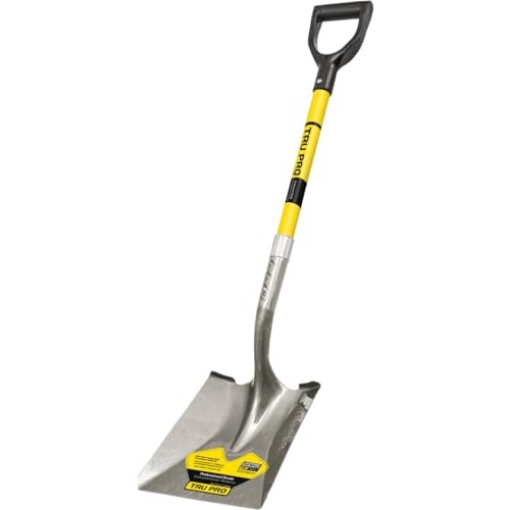 Picture of Truper Tools PCY-FV Truper 31201 Tru Pro 29-Inch Square Point Shovel with Fiberglass D-Handle (PK-6-EA)