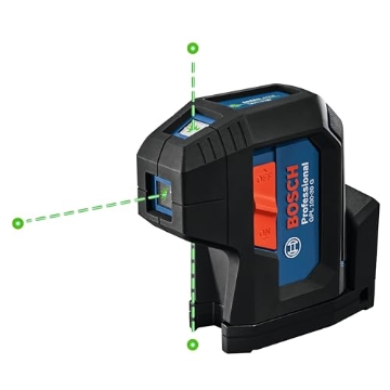 Picture of BOSCH SECURITY SYSTEMS, INC GPL100-30G BOSCH GPL100-30G Green-Beam Self-Leveling Alignment Laser, Includes 2 AA Batteries, Built-In Multipurpose Mount, & Hard Carrying Case (EA)