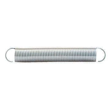 Picture of Prime SP 9669 Prime-Line SP 9669 Extension Spring, Spring Steel Construction, Nickel-Plated Finish, 0.047 GA x 9/16 In. x 4 In., Single Loop Open (2 Pack) (EA)