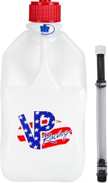 Picture of VP FUEL 35221-CA VP Racing 5.5 Gal. Square Patriotic Motorsport Container w/ 14 Inch Deluxe Filler Hose Close-Trimmed Cap and Neck for Tighter Seal (EA)