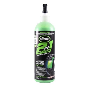 Picture of Slime 10193 Slime 10193 Tire and Tube Sealant Puncture Repair Sealant, 2-in-1, Premium, Prevent and Repair, Suitable for Non-Highway Tires and Tubes, Non-Toxic, Eco-Friendly, 16oz Bottle (EA)
