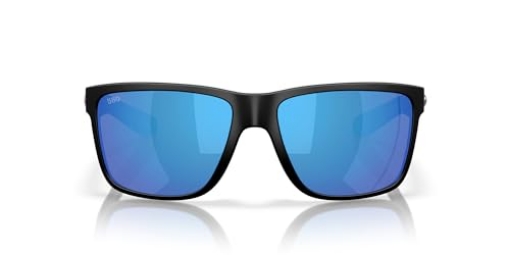 Picture of COSTA 06S912091200158 Costa Del Mar Broadbill II Sunglasses, Matte Black/Blue Mirrored Polarized 580G, 58 mm (EA)