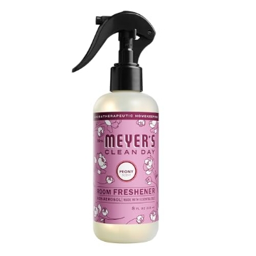 Picture of Mrs Meyers 11211 MRS. MEYER'S CLEAN DAY Room and Air Freshener Spray, Non-Aerosol Spray Bottle Infused with Essential Oils, Peony Scent 8 Fl Oz (Pack of 1) (PK-6-EA)