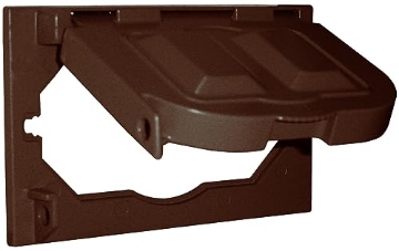 Picture of SIGMA ENGINEERED SOLUTIONS 14145BR Sigma Electric, Bronze, Size Sigma Engineered Solutions, 14145BR 1-Gang Horizontal Multi-Use Weatherproof Cover (EA)