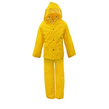 Picture of Boss Products Usa Llc 3PR0300YL Boss 3PR0300YL Large Yellow 3-Piece Lined PVC Rain Suit (EA)
