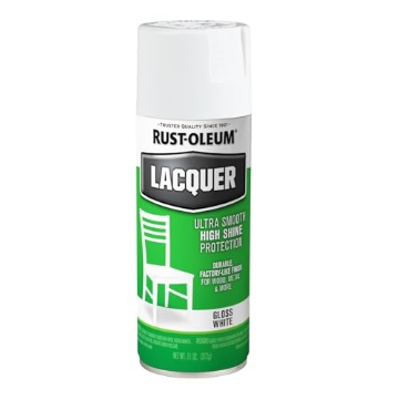Picture of Rustoleum 1904830 Rust-Oleum 1904830 Lacquer Spray, 11-Ounce, Gloss White (EA)