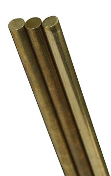 Picture of K&S 1166 K&S 5/16 in. Dia. x 36 in. L Brass Rod 1 pk (PK-3-EA)