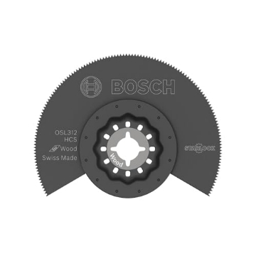 Picture of BOSCH SECURITY SYSTEMS, INC OSL312 BOSCH OSL312 1-Piece 3-1/2 In. Starlock Oscillating Multi Tool Wood High-Carbon Steel Segmented Saw Blade for General-Purpose Application in Wood (EA)