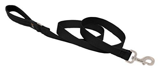 Picture of Lupine Collars & Leads 27559 Dog Leash by Lupine in 1" Wide Black 6-Foot Long with Padded Handle (EA)