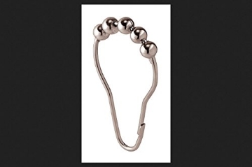 Picture of IDESIGN 76570 InterDesign Chrome Silver Steel Roller Shower Curtain Rings 12 pk (PK-6-EA)