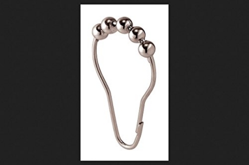 Picture of IDESIGN 76570 InterDesign Chrome Silver Steel Roller Shower Curtain Rings 12 pk (PK-6-EA)