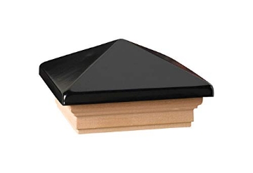 Picture of UNIVERSAL LIGHT 72396 Universal Forest Products Deckorators 3" H x 4" W Black Wood Post Cap - Case of: 6 (PK-6-EA)