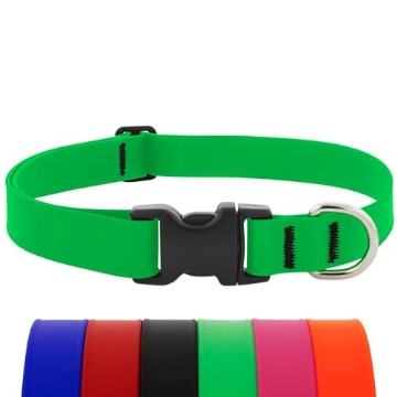 Picture of Lupine Collars & Leads 28352 LupinePet Waterproof Splash Dog Collar, Neon Green, 1-inch Wide, adjusts 12-20", Made with BioThane (EA)