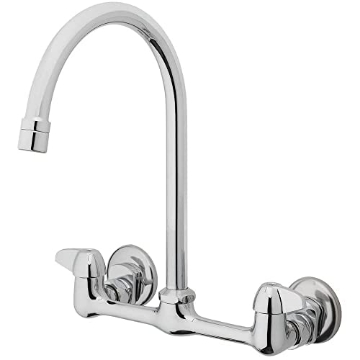 Picture of HOMEWERKS 3190-40-CH-BC-Z Homewerks 3190-40-CH-BC-Z Two Handle High-Arc Wallmount Kitchen Faucet (EA)
