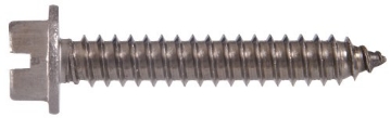 Picture of HILLMAN 0823120 The Hillman Group 823120 Stainless Steel Hex Washer Head Slotted Sheet Metal Screw, 12-Inch x 1-1/2-Inch, 100-Pack (EA)