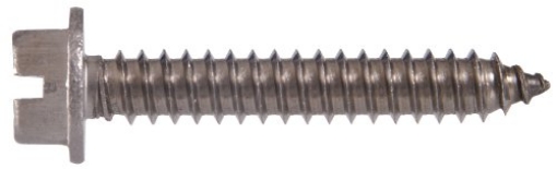 Picture of HILLMAN 0823122 The Hillman Group 823122 Stainless Steel Hex Washer Head Slotted Sheet Metal Screw, 12-Inch x 2-Inch, 100-Pack (EA)
