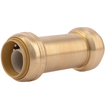 Picture of Shark Industries Ltd U2020-0000LFA SharkBite 1 Inch Check Valve, Push to Connect Brass Plumbing Fitting, PEX Pipe, Copper, CPVC, PE-RT, HDPE, U2020-0000LFA (EA)
