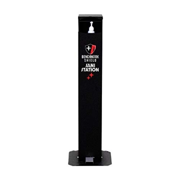 Picture of BENCHMARK INDUSTRIAL INC U6199 Sani-Station Benchmark Shield Hand Sanitizer Dispenser Stand - Case of: 1, (EA)