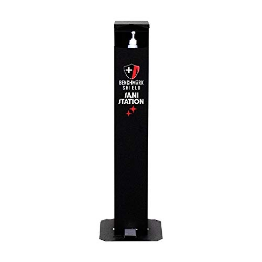 Picture of BENCHMARK INDUSTRIAL INC U6199 Sani-Station Benchmark Shield Hand Sanitizer Dispenser Stand - Case of: 1, (EA)