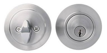 Picture of Home Plus+ LA2132 Ace Trading - Door Locks Apex Homeplus Deadbolt Single Cylinder 2-3/8" Or 2-3/4" Bkst Kw1 (EA)