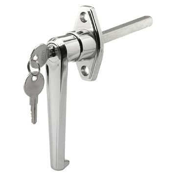 Picture of Prime GD52123 Prime-Line GD 52123 Door Handle Lock, Keyed, Diecast Zinc, Chrome Plated (Single Pack) (EA)