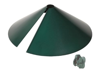 Picture of Audubon NABAF18 Woodlink NABAF18 Audubon Wrap Around Squirrel Baffle, 18-Inch - Black (EA)