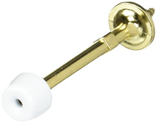 Picture of National/Spectrum Brands N830-101 NATIONAL MFG/SPECTRUM BRANDS HHI, 3-Inch, Polished Brass National/Spectrum Brands HHI N830-101 830101 Rigid Door Stop (EA)