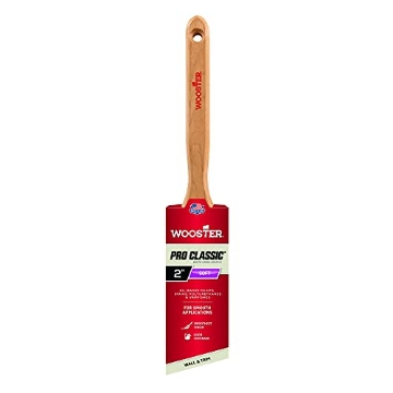 Picture of WOOSTER Z1222-2 Wooster Brush Z1222-2 White Majestic China Bristle Angle Sash Paintbrush, 2 Inch (EA)