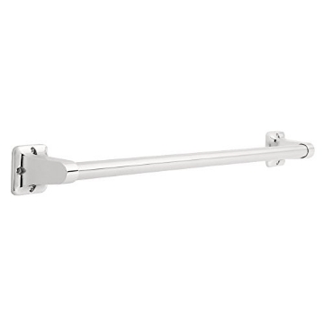 Picture of Delta Mustad DF524PC Delta (1-Pack) 24' Assist Bar ADA Compliant Polished Chrome Bathroom Safety Handle | Wall Mount 300 lb Capacity, Balance, Handicap, Seniors Grip for Shower, Tub, Toilet DF524PC (EA)