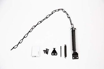Picture of LARSON MANUFACTURING CO CH9010501 LARSON Certified Black Storm Door Wind Chain Kit, Protects Storm Door Closer and Hinges from High Winds (EA)