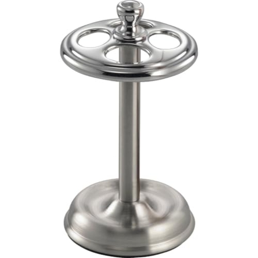 Picture of IDESIGN 76250 InterDesign York Metal Toothbrush Holder 5.75 in. H x 3.25 W x 3.25 in. L Chrome Silver Stainless steel (EA)