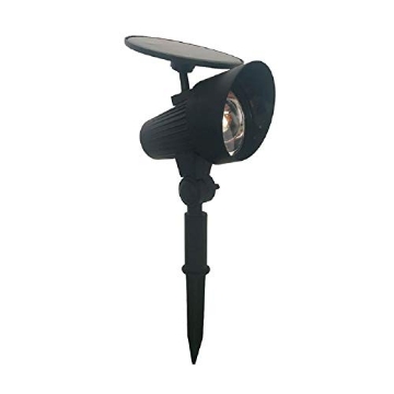 Picture of Living Accents 60117 LIVING ACCENTS Black Solar Powered LED Spotlight 1 pk (PK-9-EA)