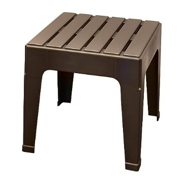 Picture of ADAMS MFG CORP 258366 ADAMS MFG Patio FURN 8090-60-3731 Big Easy Brown Stack Table (EA)