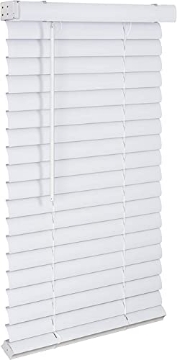 Picture of Living Accents FAX7260WH Lotus & Windoware Cordless, 2 Inch Vinyl Plus Blind 72" Wide x 60" Long, White (RTX7260WH), Horizontal Window Blinds, Door Blinds, Indoor Window Blinds, 2" Slat Size (EA)