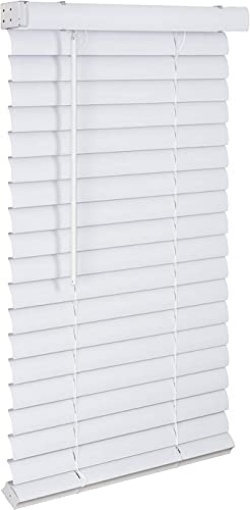 Picture of Living Accents FAX7260WH Lotus & Windoware Cordless, 2 Inch Vinyl Plus Blind 72" Wide x 60" Long, White (RTX7260WH), Horizontal Window Blinds, Door Blinds, Indoor Window Blinds, 2" Slat Size (EA)