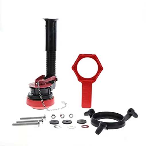 Picture of Fluidmaster K-507A-008-P10 Fluidmaster K-507A-008 Universal 2-Inch Adjustable Toilet Flush Valve Repair Kit with Toilet Tool Multicolor (EA)