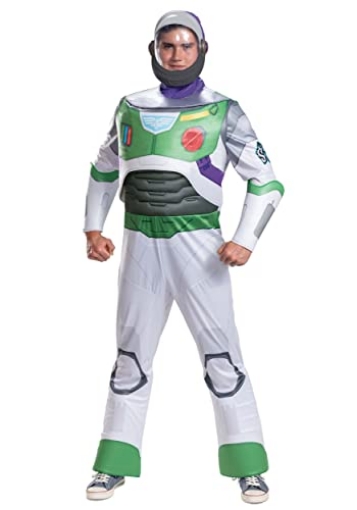 Picture of Disguise DG125099D Disguise mens Disney Pixar Lightyear Buzz Space Ranger Costume, Official Disney Lightyear Outfit Adult Sized Costumes, As Shown, Men s Size Large 42-46 US (EA)